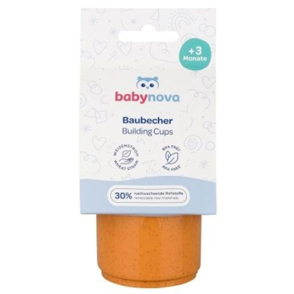 Baby-Nova, skodelice za skladanje in igro (8 skodelic)